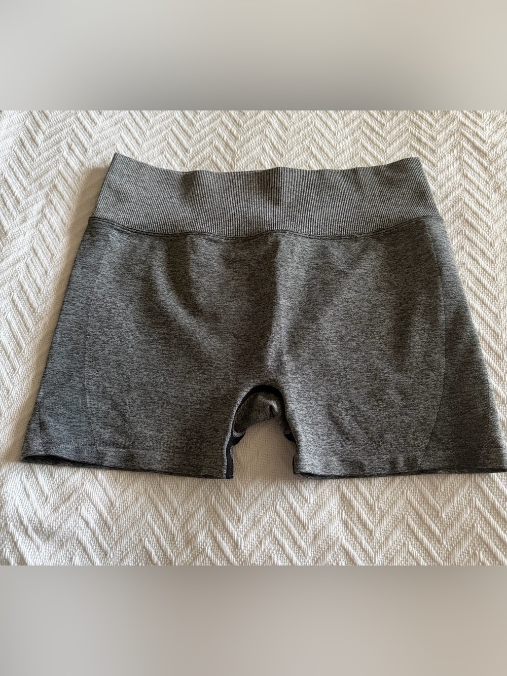 PINK Victoria's Secret active seamless high-waist shorts heather gray